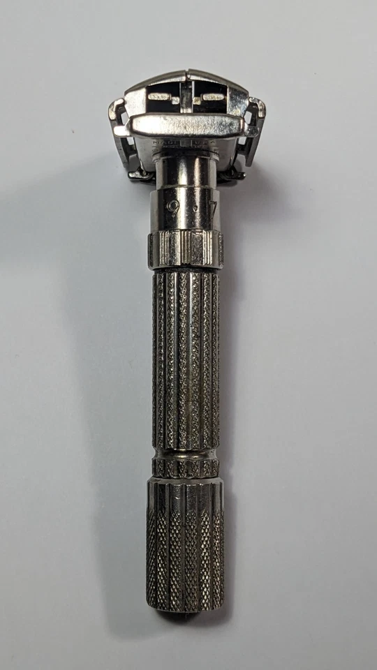 Ancien Rasoir Papillon Gillette Adjustable (Fat Boy) Ref.G2 - 1961 - Photo 4/4