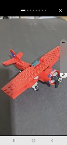 VINTAGE LEGO TOWN AIRPORT EAGLE STUNT FLYER SET #6615 No Fig plane Only