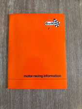 GULF MIRAGE RACING TEAM PRESS KIT. RARE