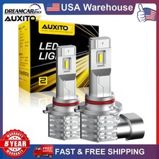 AUXITO HB3 9005 LED Kit Headlight Low Beam High Bulbs Super Bright 6500K White