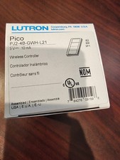 Lutron Pico 4 Button, 2 Group Light Scene Control - PJ2-4B-GWH-L21