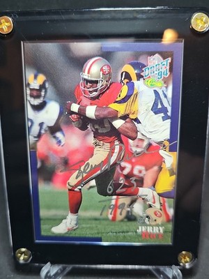 1994 Classic Draft Jerry Rice On Card Autograph #623/1994 #NNO Case -Hit Bold SP