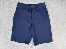 Boy Scouts Of America Shorts Boys 14 Blue Twill Flat Front Cub Uniform 27x9