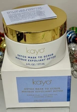 Kayo Detox Mask To Scrub For All Skin Types 6 Ounces New