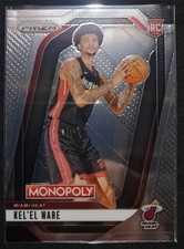 2024-25 Panini NBA Prizm Monopoly Kel’el Ware Rookie #30 Miami Heat RC