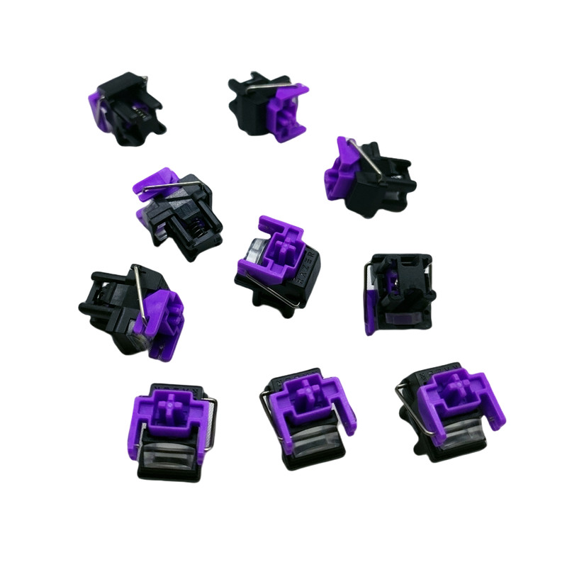 Purple Clicky Optical Switches Hot Swap Switch for Razer Huntsman Keyboard