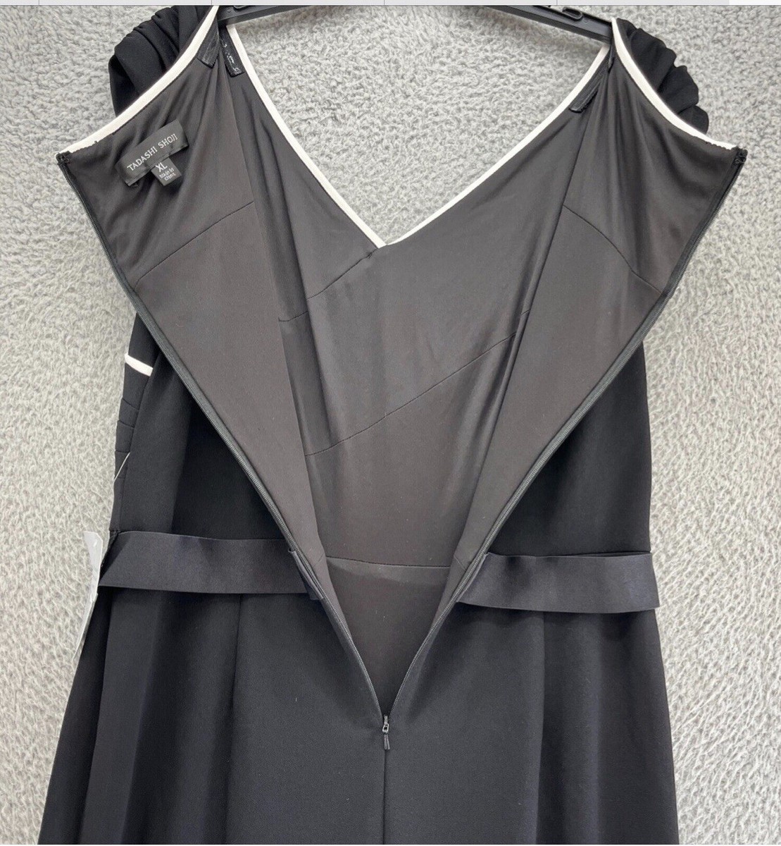 品を纏う【TADASHI SHOJI】Kumi Crisscross Bodice Gown NWT Tadashi Shoji Kumi Crisscross Bodice Gown Size XL | eBay