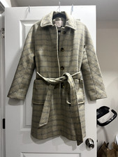 Gal Meets Glam Hadley Coat - Checkered - Small