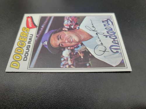 1977 Topps Baseball Doug Rau #421 "Dodgers" EX CONDITION - Picture 3 of 6