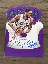 2015-16 Replay 13-14 Purple Crown Royale Mike Scott Auto #159 Hawks /20