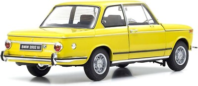 【京商】1/18 BMW2002tii Finished Product Kyosho 1/18 BMW 2002 Tii Yellow from Japan