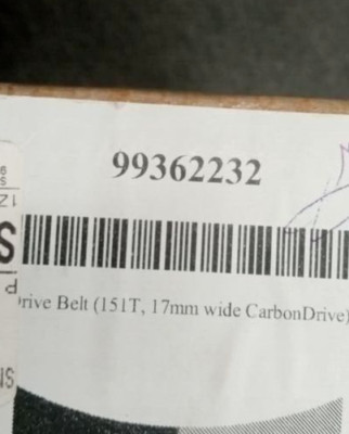VANDERHALL 99362232 DRIVE BELT, 151T 17MM WIDE CARBONDRIVE | eBay