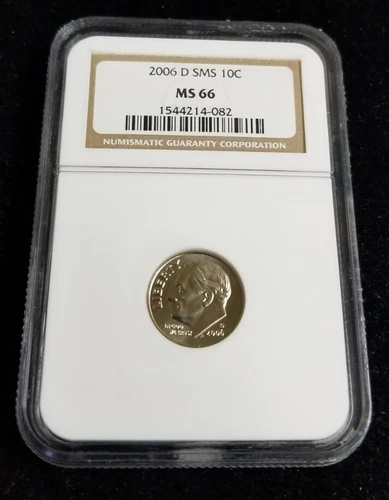 2006 D Roosevelt Dime NGC SMS MS 66