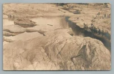 Granite Rock Formations IRONTON Missouri RPPC Antique MO County~Perkins Photo