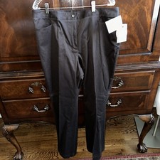 Liz Claiborne Audra Sz 16 Brown Dress Pants Trousers Slacks NWT