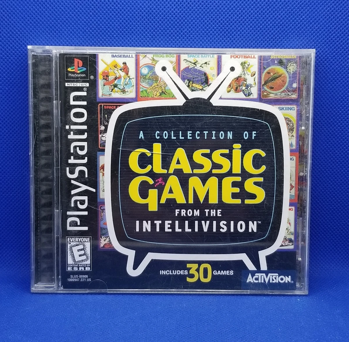 Intellivision Classic Games PS1 Playstation CIB Black