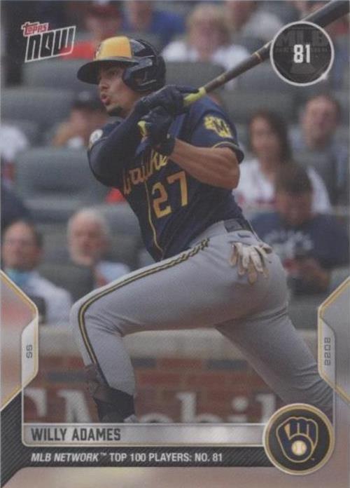 2022 Topps Now MLB Network Top 100 Players - Willy Adames #T-81 - 1 of 1