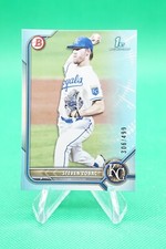 (2 Cards) 2022 Bowman Draft Base Sky Blue SP /499 #BD-101 Steven Zobac LPN