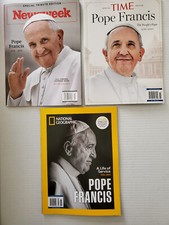 3 Magazine Bundle: POPE FRANCIS National Geog...