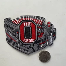 OSU The Ohio State  Vintage  Embroidered Iron On Patch lot 3" x 3"