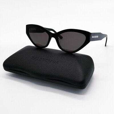 NEW BALENCIAGA BB0306S 001 CAT EYE BLACK WOMEN SUNGLASSES NEW BALENCIAGA BB0306S 001 CAT EYE BLACK WOMEN SUNGLASSES