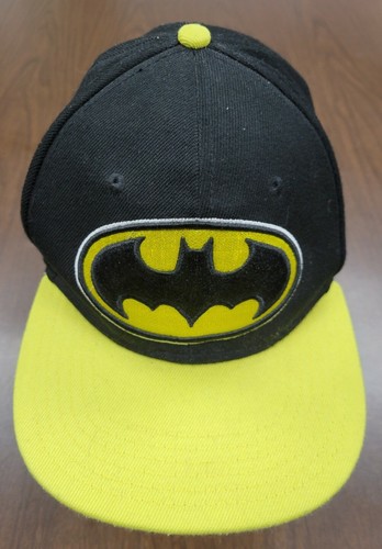 BATMAN Black Yellow Snapback Hat Cap 