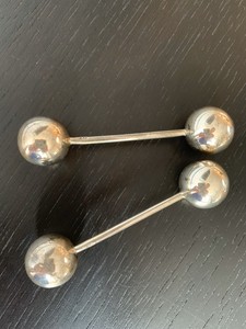 vintage sterling silver baby rattle