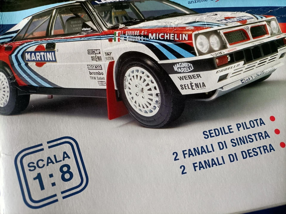 Costruisci Lancia Delta HF Integrale n. 1 Cofano . Sigillato Senza Fascicolo - Immagine 4 di 4