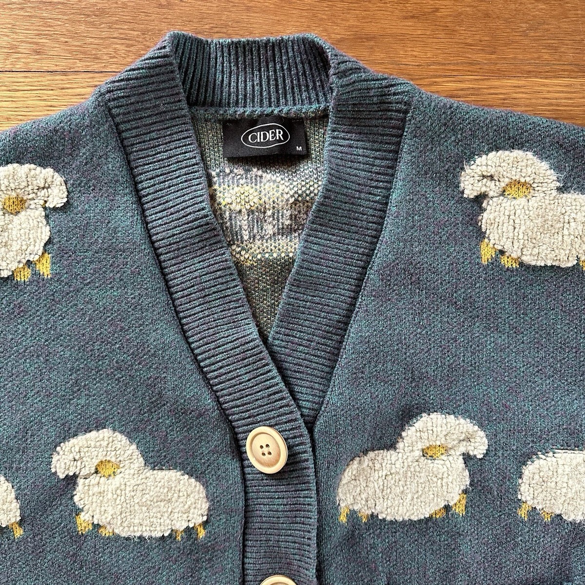 トップス Butcher Products wool cardigan 38 Wool Fisherman Cardigan - Noah