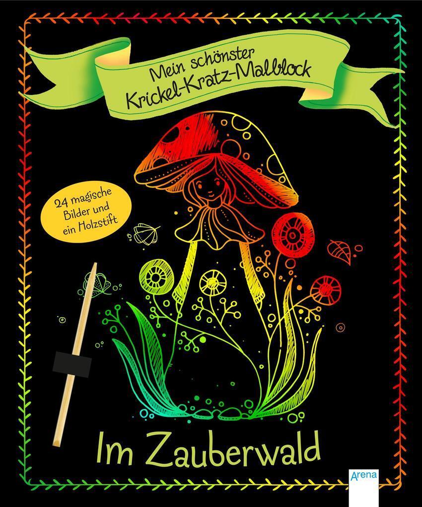 Thumbnail - Mein Schönster Krickel-kratz-malblock. Zauberwald | 2019 | Deutsch
