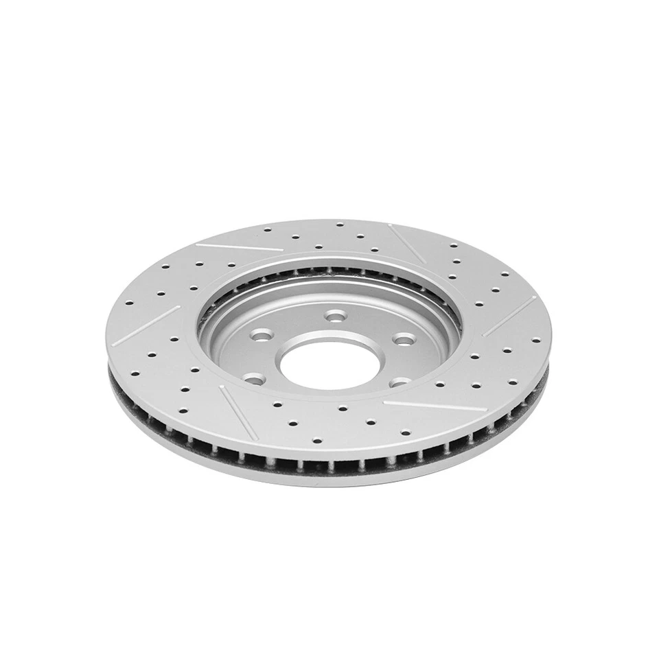 Комплект передних и задних перфорированных тормозных колодок роторов для Nissan Frontier Xterra Equator - Изображение 3 из 4