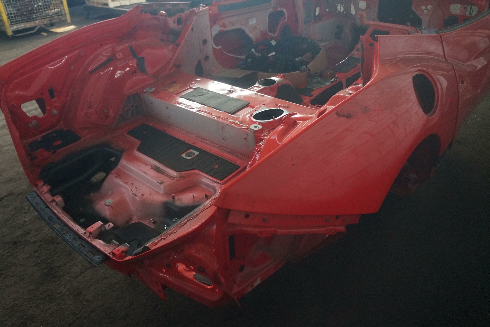 Rear Right Quarter Panel Body Structural Metal Cut Ferrari California 2010