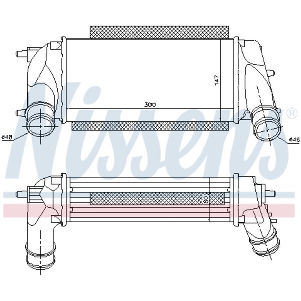 LadeluftküHler LuftgeküHlt Aluminium Passend FüR Ford Fiesta VI B-Max JK-image