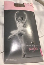 AB American Ballet Theatre Spotlights 1 Pair Nude Tights Girl Size M 32-52 Lbs