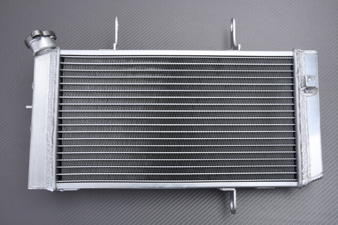 Radiateur alu moto KAWASAKI KLV 1000 finition soudée main TIG