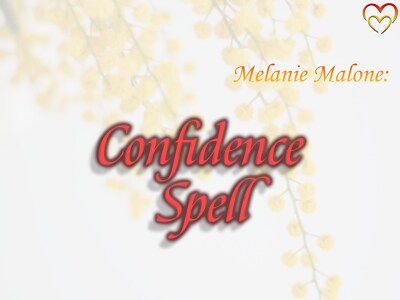 Confidence Spell ~ Boost Self Esteem, Overcome Self Doubt, Positive Self Image, 