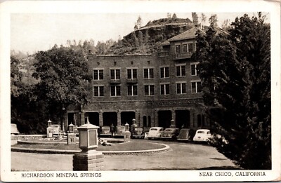 Postcard Richardson Mineral Springs near Chico, California
