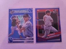 2023 Donruss Cal Ripken Lot X2 (Blue Holo #155 & DK #8) Baltimore Orioles
