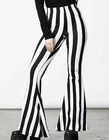 KILLSTAR STRIPED FLARED TROUSERS BLACK & WHITE INFERNO ROOM NEW BNWT XS GENUINE