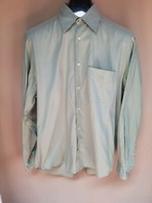 Emporio Armani Men Medium 100 Cotton Classic Button Up Long Sleeve Shirt Casual