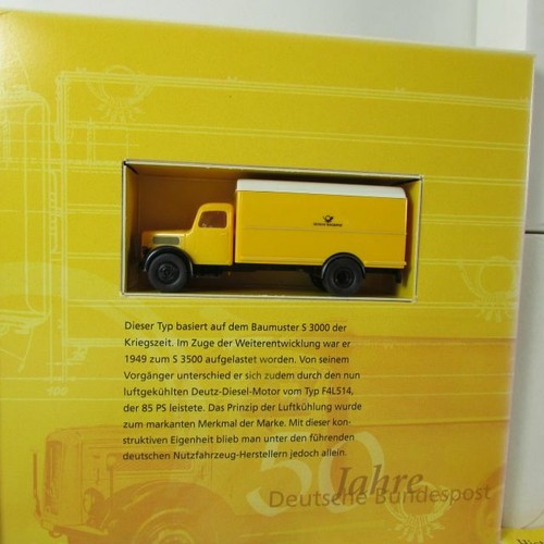 Brekina Deutsche Post PMS Serie 7 Serie 9 MAN MKN 630 Orion Büssing Magirus - Bild 2 von 6