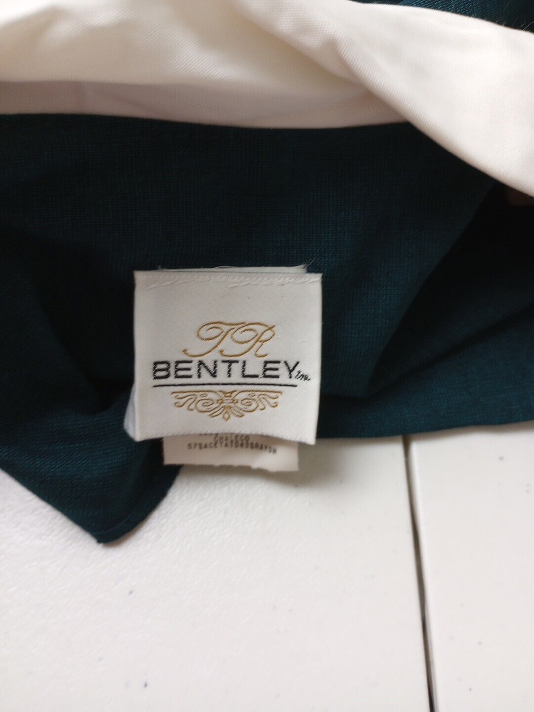 Vintage T R Bentley Women Short Sleeve Shirt 12 G… - image 5