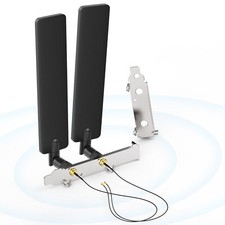2x Tri-Band WiFi 2.4GHz 5GHz 6E Wifi6 Antenna U.FL MHF4 Cable for M.2 NGFF Intel