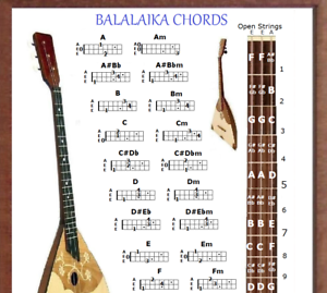 Prima Balalaika Chord Chart