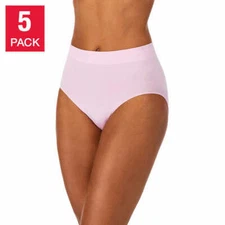 New Women Carole Hochman Seamless Brief Full Coverage 5 PACK Panties