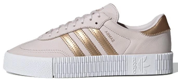 adidas gazelle silver green womens adidas Sambarose White Black Gum – GlobalSneakers main image 0