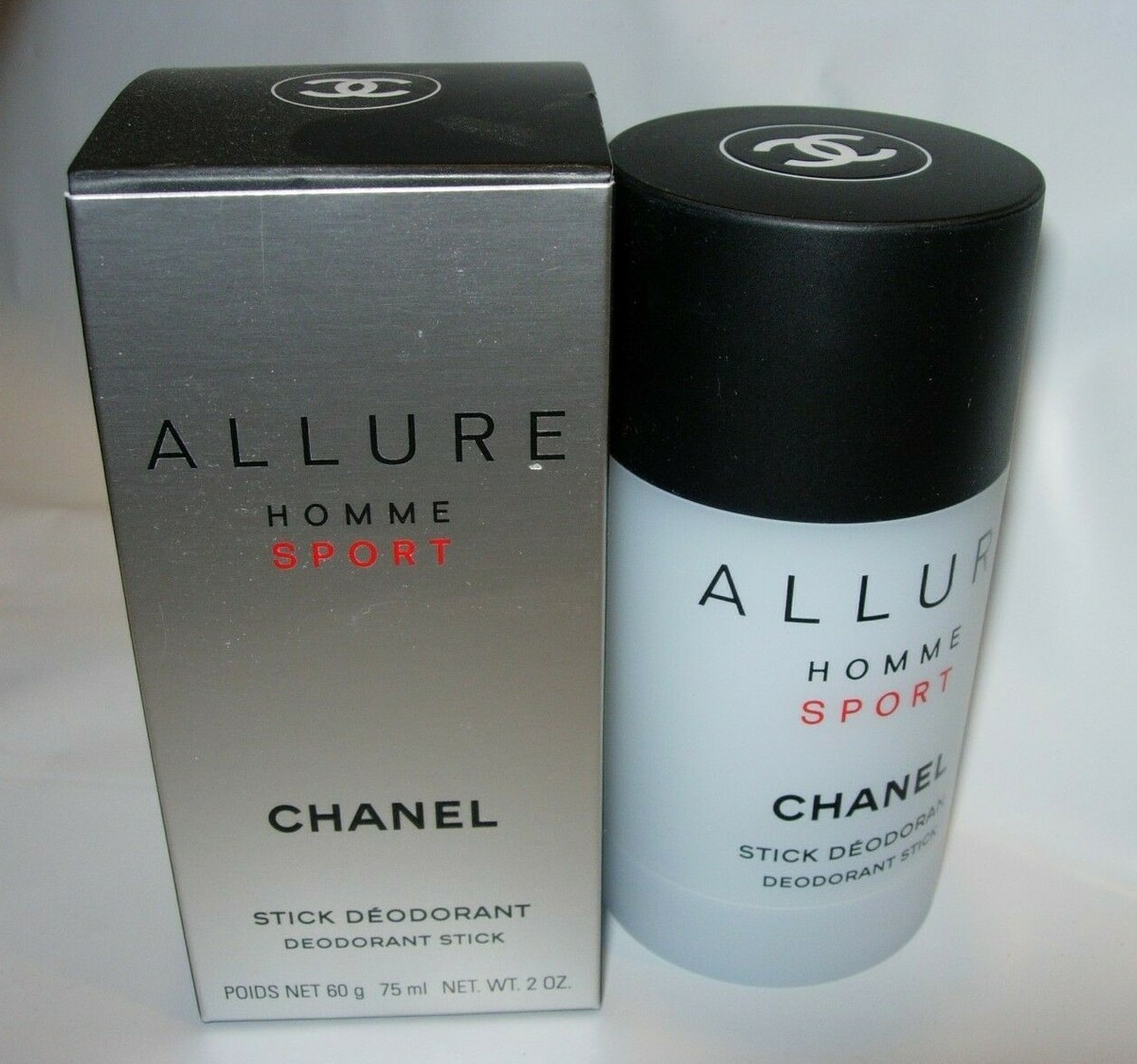 MENS NEW CHANEL ALLURE HOMME SPORT SCENTED Deodorant Stick SOLID 2