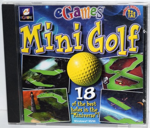 eGames Mini Golf Jewel Case with Manual 1999 PC Windows Game - Picture 1 of 3
