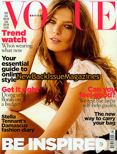 UK Vogue 5/09,Daria Werbowy,Natalia Vodianova,Stella Tennant