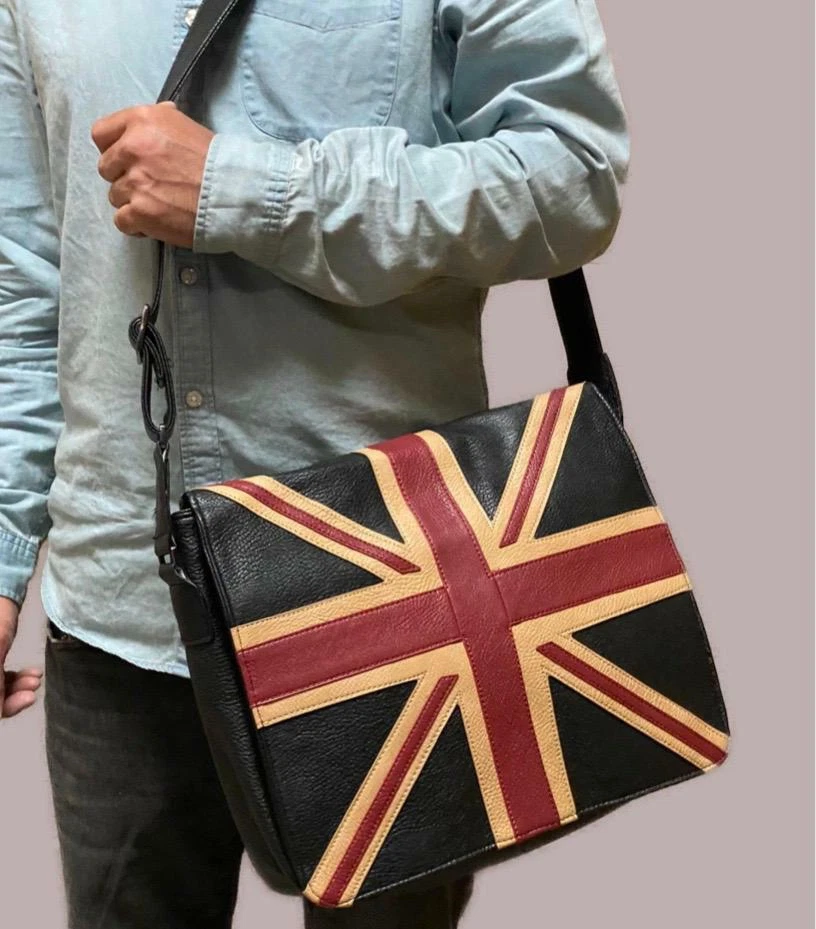 Leather man bag uk hot sale
